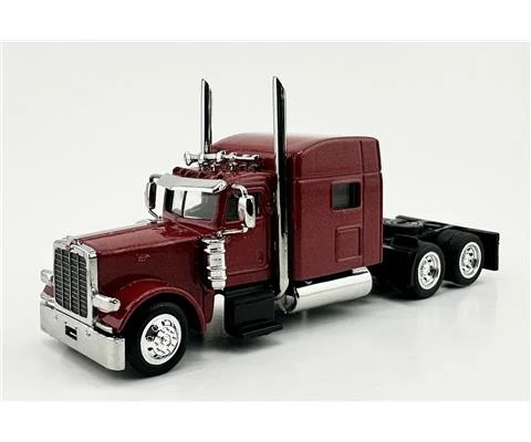 Peterbilt 389 with Sleeper Cab in Metallic Red - HO LOGISTICS