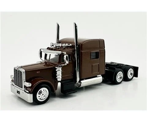 Peterbilt 389 with Sleeper Cab in Brown - HO LOGISTICS