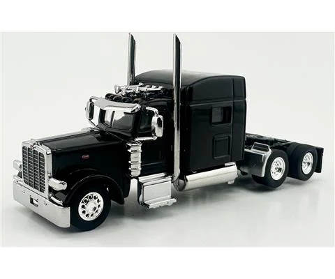 Peterbilt 389 with Sleeper Cab in Black - HO LOGISTICS