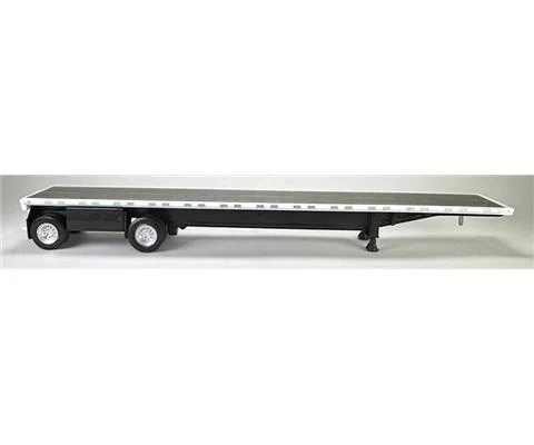 High Boy Spread Axle Flat Bed Trailer in White - HO LOGISTICS