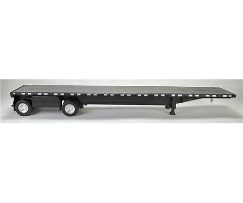 High Boy Spread Axle Flat Bed Trailer in Black - HO LOGISTICS
