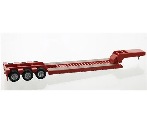Lowboy Construction Trailer in Red - HO LOGISTICS