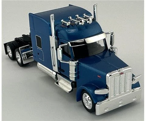 Peterbilt 589 with Stand Up Sleeper in Blue Metallic - HO LOGISTICS
