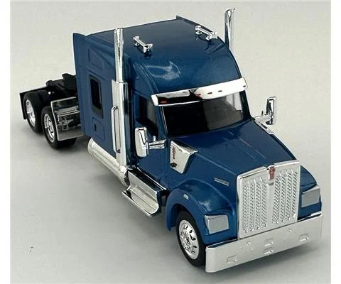 Kenworth W990 Stand Up Sleeper Cab in Blue Metallic - HO LOGISTICS