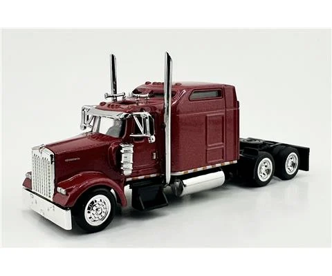 Kenworth W900L 2-Axle Sleeper Cab In Metallic Red