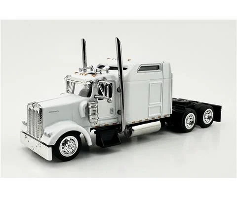 Kenworth W900L 2-Axle Sleeper Cab in White