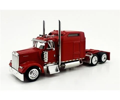 Kenworth W900L 2-Axle Sleeper Cab in Red
