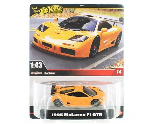1995 McLaren F1GTR in Orange - HOT WHEELS