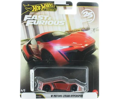 W Motors Lykan Hypersport in Red - HOT WHEELS