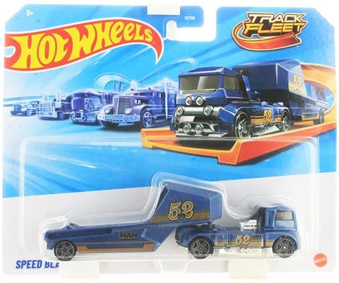 Speed Blaster- Truck and Trailer in Blue with Gold Accents