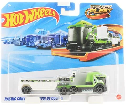 Racing Convoy - Truck and Trailer in Green and White