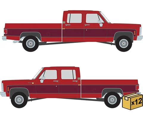 1979 Chevrolet Scottsdale K20 in Carmine Red and Dark Carmine Red - IXO AMERICA