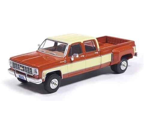 1975 Chevrolet K30 Crew Dab Dually in Grecian Bronze and Santa Fe Tan - IXO AMERICA