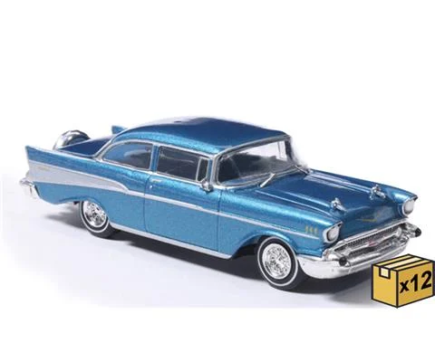 1957 Chevrolet Bel Air Sedan with Continental Kit in Harbor Blue - IXO AMERICA