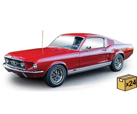 1967 Ford Mustang GTA Fastback in Candyapple Red - IXO AMERICA