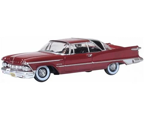 1959 Imperial Crown 2 Door Hardtop in Dark Red and Black - OXFORD