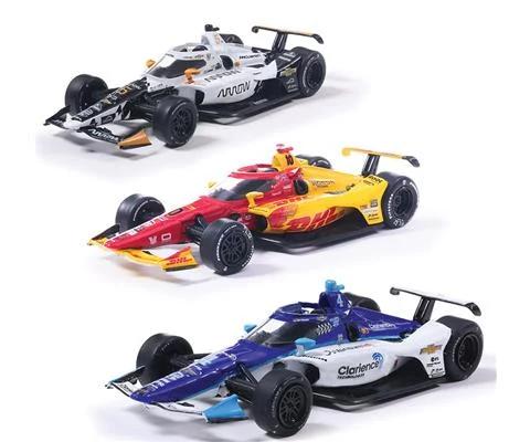 2025 Indianapolis 500 Victory Row Collectors Set - 1st Place Alex Palou / 2nd Place David Malukas / 3rd Place