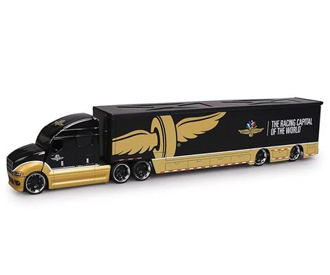 Indianapolis Motor Speedway Hauler in Black and Gold - IXO AMERICA