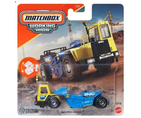 INC Construction - MBX Road Scraper in Blue and Yellow