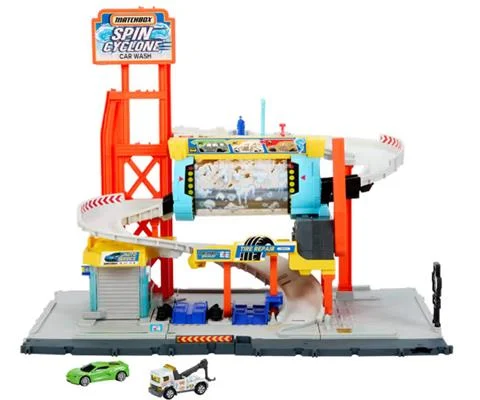Matchbox Spin Cyclone Carwash Playset
