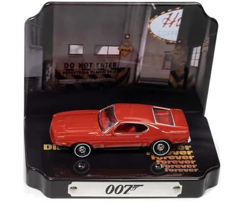 Silver Screen Dioramas 2021 Release 1 - James Bond - Diamonds Are Forever - 1971 Ford Mustang Mach 1 in