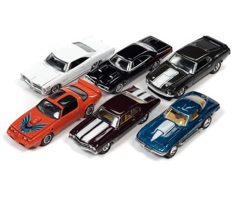 Muscle Cars 2022 Release 1A - 6-Piece Set in a Non-Returnable Factory-Sealed Case