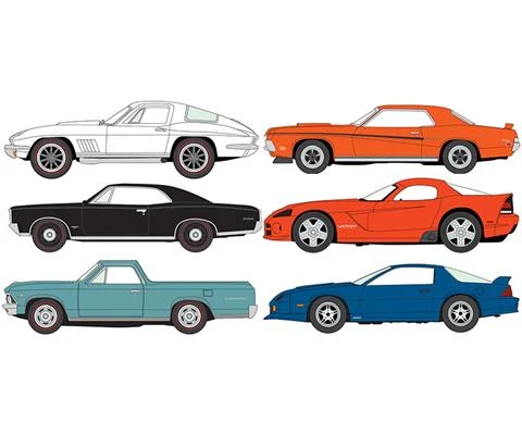 Muscle Cars 2025 Release 3A - 6 Pieces in a Non-Returnable Factory-Sealed CASE