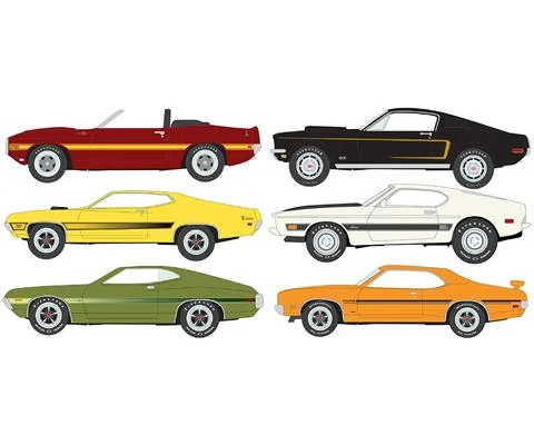 Muscle Cars 2026 Release 1 - 6 Pieces in a Non-Returnable Factory-Sealed CASE