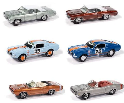 Muscle Cars 2025 Release R2 - 6-Piece Set in a Non-Returnable Factory-Sealed CASE