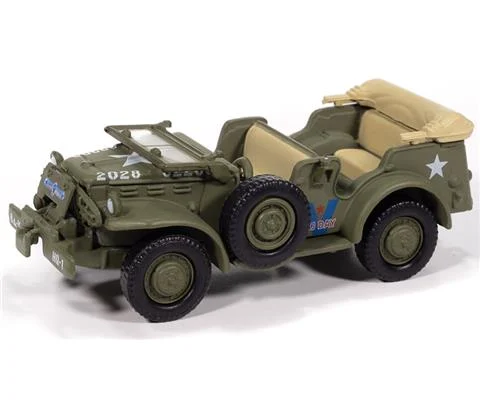 WWII Dodge WC57 Command Car in Army Green - VJ Victory Japan Parade Vehicle