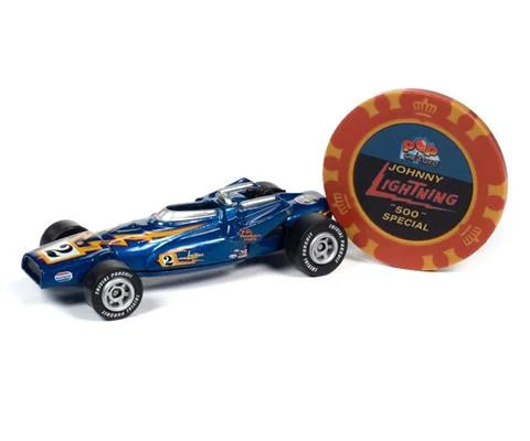 Trivial Pursuit - Johnny Lightning Special in Blue with Poker Chip