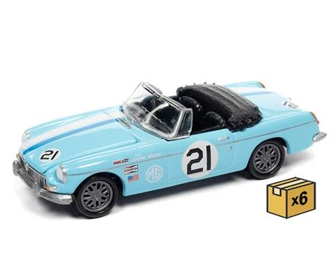 1963 MGB in Sky Blue - Import Heat - 6 pieces in a Non-Returnable Factory-Sealed CASE