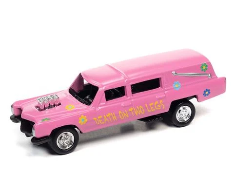 Haulin Hearse in Flat Strawberry Pink - Demolition Derby