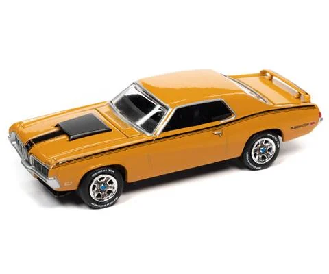 1970 Mercury Cougar Eliminator in Competition Gold - JOHNNY LIGHTNING