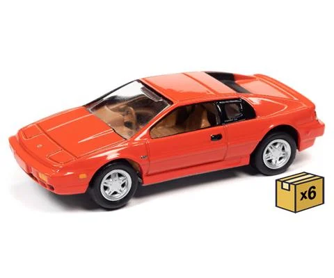1989 Lotus Esprit in Calypso Red - 6 pieces in a Non-Returnable Factory-Sealed CASE