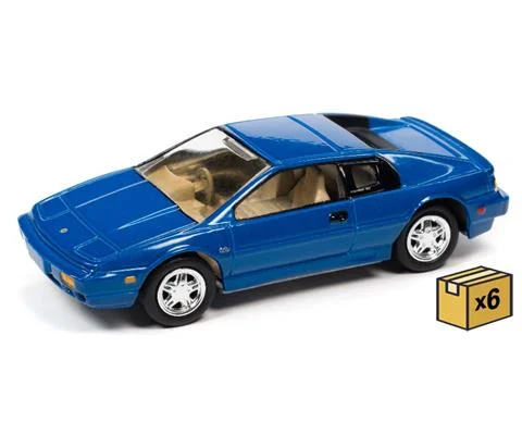 1989 Lotus Esprit in Pacific Blue Pearl - 6 pieces in a Non-Returnable Factory-Sealed CASE