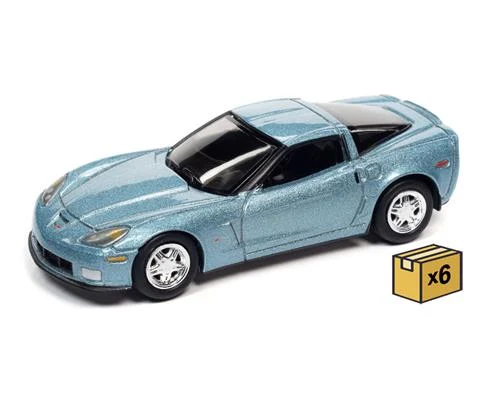 2012 Chevrolet Corvette Z06 in Carlisle Blue Metallic - 6 pieces in a Non-Returnable Factory-Sealed CASE