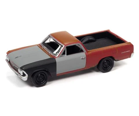 1966 Chevrolet El Camino in Regal Red Flat with Primer and Rust - Project in Progress