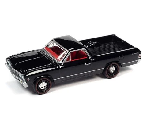 1967 Chevrolet El Camino in Gloss Black - JOHNNY LIGHTNING