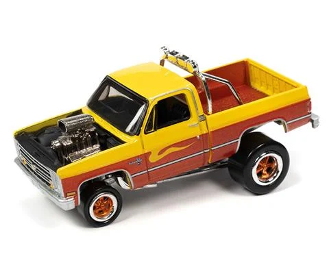 1985 Chevrolet Silverado Pickup Truck in Sunflower Yellow Root Beer Metallic - Zinger