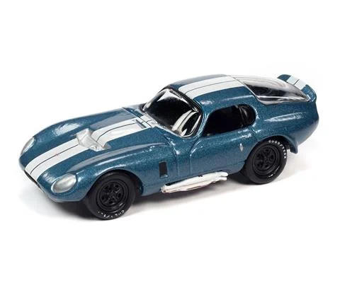 1964 Shelby Cobra Daytona in Viking Blue Metallic with White Stripes - Barn Finds