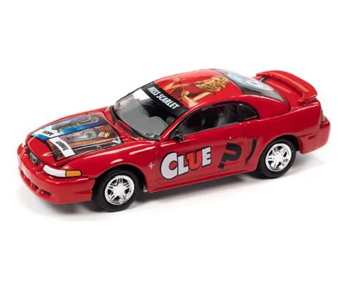 Clue - 2000 Ford Mustang in Red - Miss Scarlet