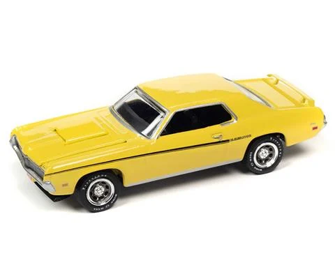 1969 Mercury Cougar Eliminator in Yellow - JOHNNY LIGHTNING