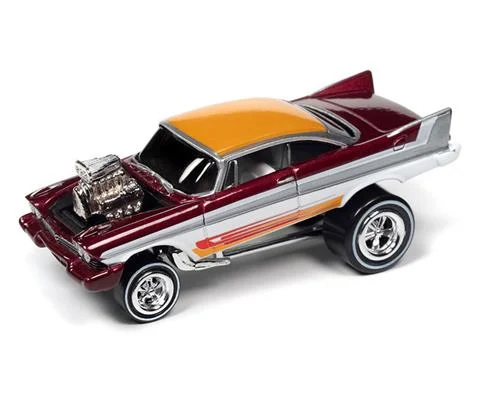 1958 Plymouth Cherry Metallic with White - Zingers