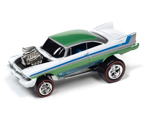 1958 Plymouth Metallic Lime Green with - Zingers