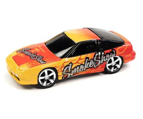 1990 Nissan 240SX in and Yellow Smoke Show Graphics- Import Heat/Drift