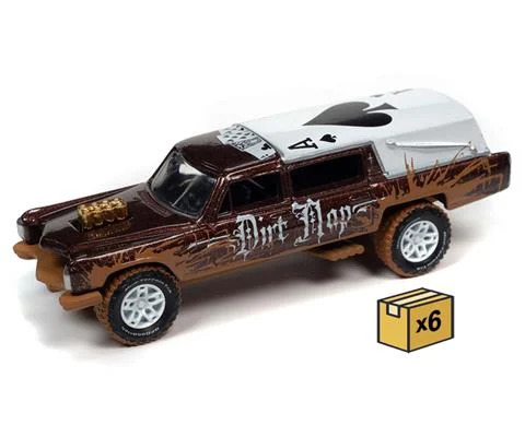 Haulin Hearse in Copper Metallic White Roof with Mud - Off Road - 6 pieces in a Non-Returnable Factory-Sealed CASE