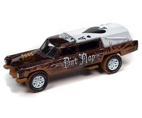 Haulin Hearse in Copper Metallic White Roof with Mud - Off Road