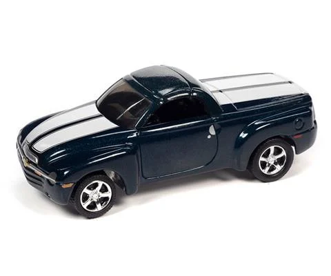 2005 Chevrolet SSR in Bermuda Blue with White SS Stripes - JOHNNY LIGHTNING