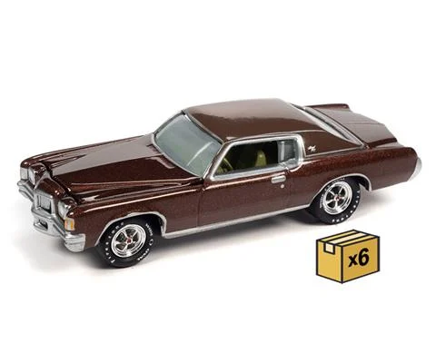 1971 Pontiac Grand Prix in Bronzini Gold 6 pieces in a Non-Returnable Factory-Sealed CASE